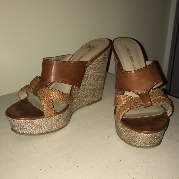 Audrey Brooke Shoes - Slide on wedges